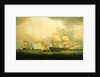The cutter 'Mary Ann' and HMS 'Sylph' by Thomas Whitcombe
