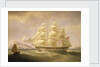 The East Indiaman 'Triton' by William John Huggins
