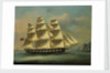 The barque 'Troas' by Chinese School