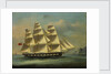 The barque 'Troas' by Chinese School