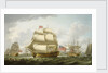 The 'Victory' sailing from Spithead by Robert Dodd