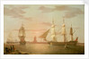 The East Indiaman ''Warley'' by Robert Salmon