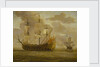 HMS 'Woolwich' before a light breeze by Willem van de Velde the Elder