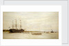 A regatta off HMS 'Worcester' by Charles William Wyllie