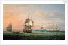 The East Indiaman 'York' and other vessels by Thomas Luny