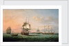 The East Indiaman 'York' and other vessels by Thomas Luny