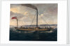 The paddle steamer 'British Queen' by British School