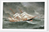 The barque 'Camphill' in a rough sea by Joseph Fannen