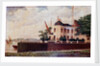 Pierhead House at the Shadwell entrance to London Docks, 1896 by C. W. Fleetwood