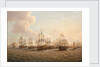 Rodney's fleet taking in prizes after the Moonlight Battle, 16 January 1780 by Dominic Serres the Elder