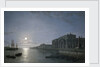 The Thames and Greenwich Hospital by moonlight by Henry Pether