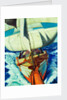 The barque 'Birkdale', view aft from the bowsprit by John Everett