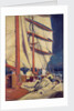 A scene from the deck of the 'Birkdale' by John Everett