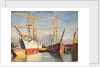 The 'Castle Holme' in Surrey commercial dock by John Everett
