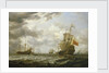 The 'Brederode' off Hellevoetsluis by Simon de Vlieger