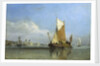 Hay barge off Greenwich by Edward William Cooke