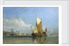 Hay barge off Greenwich by Edward William Cooke
