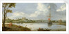 Greenwich Palace from the north east with a man-of-war by unknown