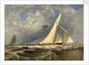 The 193 ton yacht 'Alarm' in a light swell by JM Gilbert