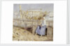 The boat builder's yard, Cancale, Brittany by Henry Herbert La Thangue
