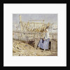 The boat builder's yard, Cancale, Brittany by Henry Herbert La Thangue