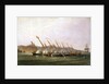 Captain Robert Maunsell capturing French gunboats off Java, July 1811 by William John Huggins
