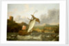 An English yacht sailing into Plymouth by Ludolf Bakhuizen
