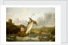 An English yacht sailing into Plymouth by Ludolf Bakhuizen