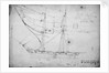 Sketch of sailing vessel 'Daring' and detail of her figurehead by Thomas Robert Strickland