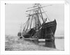'Mary of St Ives' and unidentified vessel at mooring, Swansea by unknown