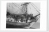 Rigging detail of a full hull model of the 'Yarmouth' (1745) by unknown