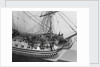 Rigging detail of a full hull model of the 'Yarmouth' (1745) by unknown
