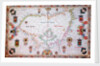 Chart of the Black Sea, 17th century by Cavolini