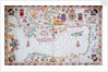 Chart of the Mediterrean, 17th century by Cavolini