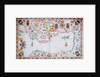 Chart of the Mediterrean, 17th century by Cavolini