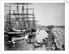 Sailing vessels moored on the River Hooghly at Calcutta by Unknown