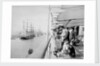 Deck scene, Port Said, onboard the RMS 'Orizaba' (1886) by unknown
