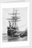 Brig and barque at low tide, Swansea by unknown