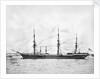 Photograph of the 'Volage' with her funnel down by unknown