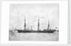 Photograph of the 'Volage' with her funnel down by unknown