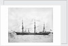 Photograph of the 'Volage' with her funnel down by unknown