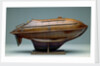 Full hull model, life-saving capsule, starboard broadside by R. F. Wells