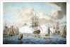 George III reviewing the Fleet at Spithead, 22 June 1773, depicting HMS 'Royal Oak' by John Cleveley