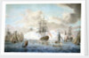 George III reviewing the Fleet at Spithead, 22 June 1773, depicting HMS 'Royal Oak' by John Cleveley