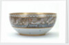 Porcelain bowl painted with scene of the Battle of Copenhagen, 1801 by Royal Danish Porcelain Manufactory