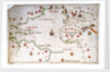 Portulan chart of the Atlantic by Pedro Reinel