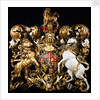 Royal coat of arms of King William III by unknown