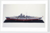 'Bismarck', port broadside view by H. G. Sitford