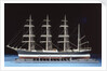 Model of four-masted barque 'Moshulu' (1904) by Donald Bradley