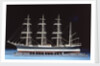Model of four-masted barque 'Moshulu' (1904) by Donald Bradley